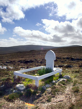 Betty Corrigall's Grave: Picture by Sigurd Towrie