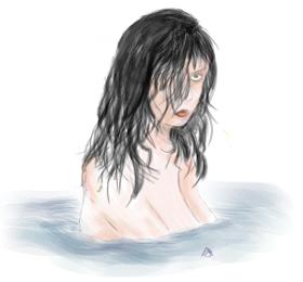 Selkie Girl: Illustration by Sigurd Towrie