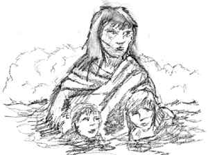 Selkie Rescue: Illustration by Sigurd Towrie