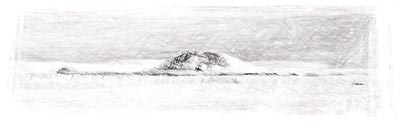 Maeshowe in Snow: Illustration by Sigurd Towrie