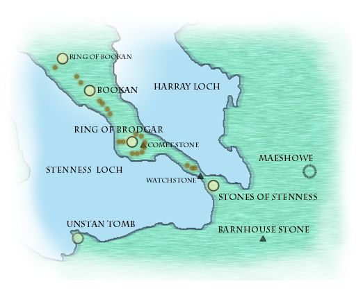 Map of Stenness, Orkney : Sigurd Towrie